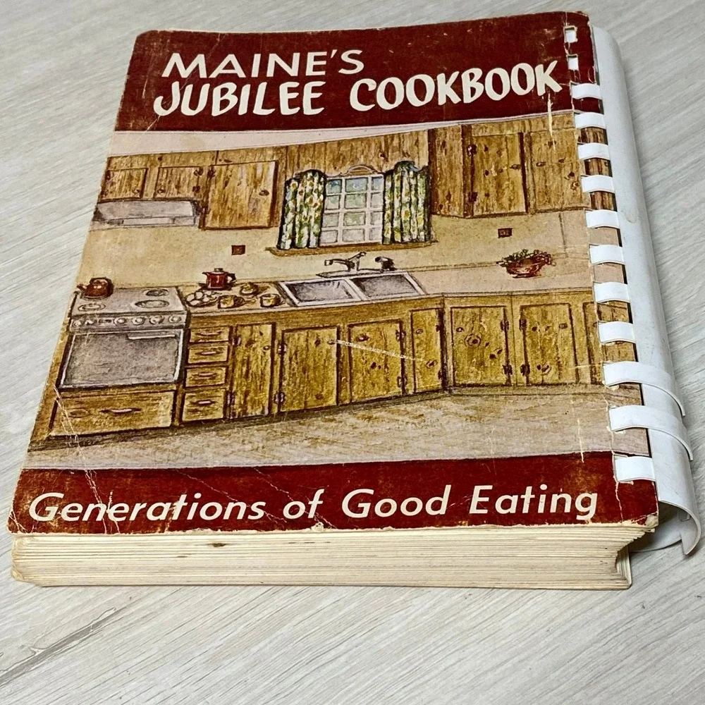 Vintage Maine Cookbook Lot Maine's Jubilee Coastal Cooking Spiral Bound Books